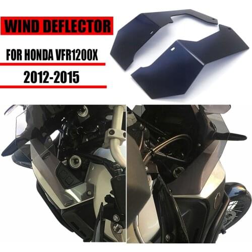 NEW Motorcycle Accessories FOR Honda VFR1200X Crosstourer VFR 1200 X Side Windshield Windscreen Wind Deflector 2012-2015
