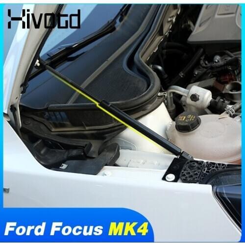 Car Hood Bonnet Lifting Bracket Engine Strut Spring Hydraulic Rod Car Styling For Ford Focus MK4 2019 2020 ST Line Accessories