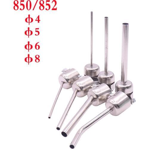 850/852 series hair dryer nozzle extended 45 degree BGA extended nozzle welding accessories for YIHUA SAIKE LUKEY 850 852D