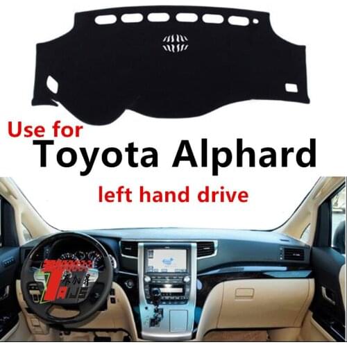 TAIJS Factory High Quality Anti dust Polyester Fiber Car Dashboard Cover For TOYOTA Alphard Left hand drive