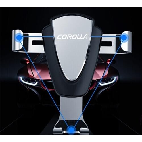 Support universal type on navigation vehicle Metal air outlet car phone holder for Toyota carolla accessories Car support frame