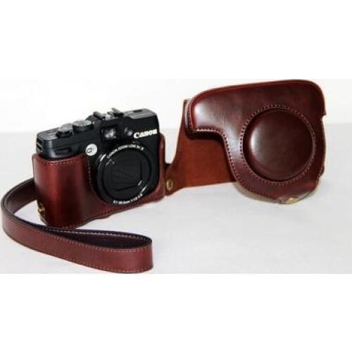 Waterproof Photo Digital Camera PU leather Bag Body cover Case For CANON G9X G9Xii G9X2 G5X G1X G7X2 G7X G7Xii Protective sleeve