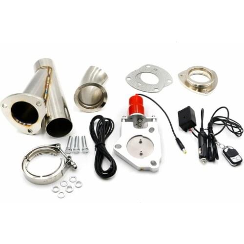 Exhaust Dual Valve Electric Y Pipe E-Cut Out Catback with Remote Control Muffler Professional Car Accessories