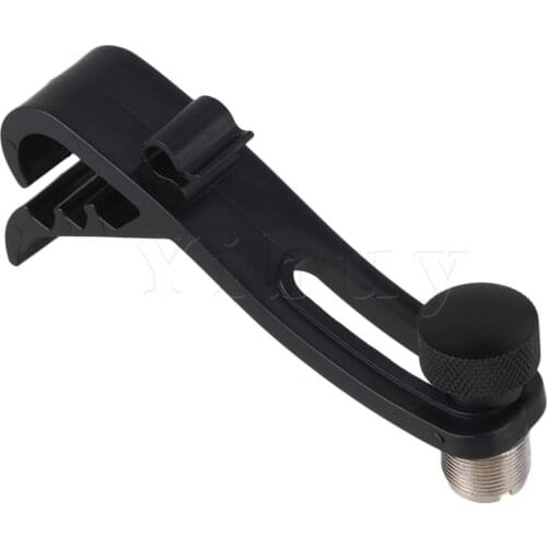 Yibuy Plastic Drum Mic Clamp Shockproof Clip Holder Rim Mount Universal Musical Instrument Accessory