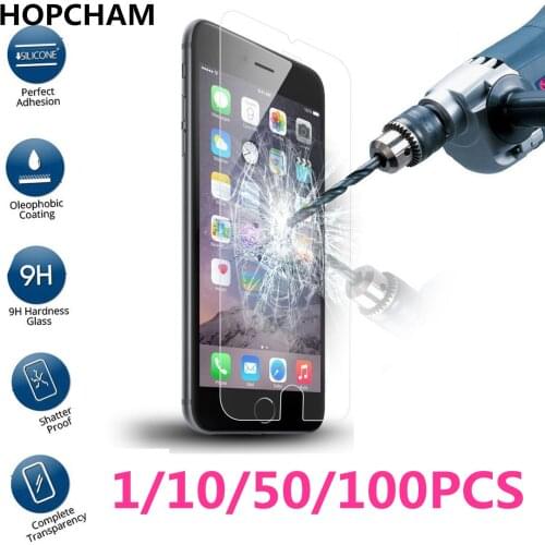 9H HD Tempered Glass For iphone X XS Max XR 6 6s 7 8 plus 5 5s SE 5c 4s Screen Protector protection Glass For iphone X XS Max XR