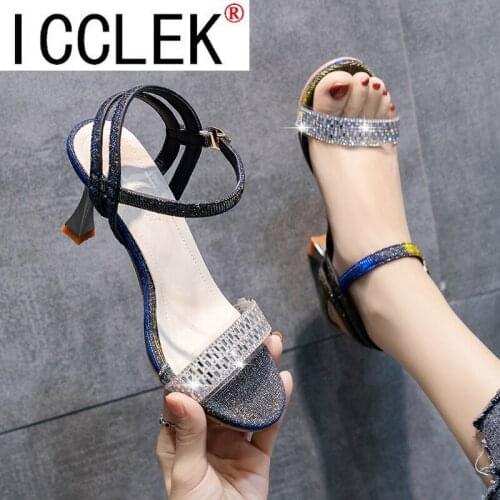 2021 Fashion Women Sandals Open Toe Party Pumps Thin High Heels Elegant Nightclub Dress Shoes High Quality Sandals Pumps