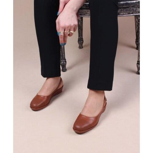 Womens Brown the Back Arched Daily Casual Shoes