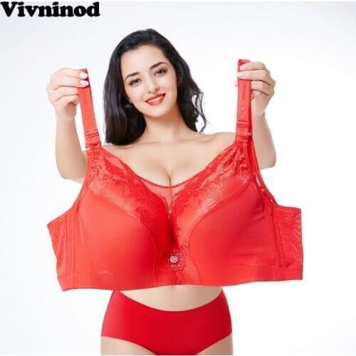Plus Size Big Size Bras for Women D E F G Cup Bra 115F 120G Bra Push Up Large Bras Female ull Cup Big Size Bras for Women D E F