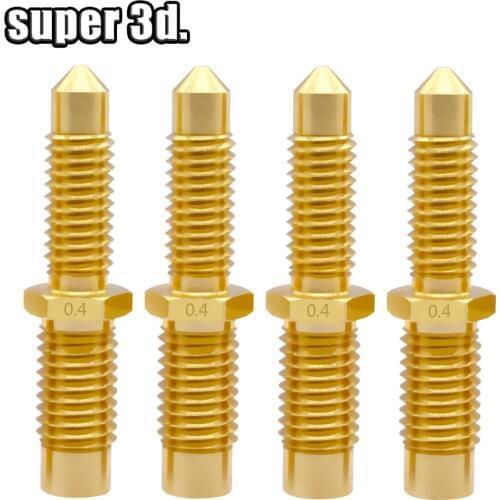 1pc 0.4mm 3D Printer Copper with throat for V6 Hotend V6 Extruder V6 J-Head