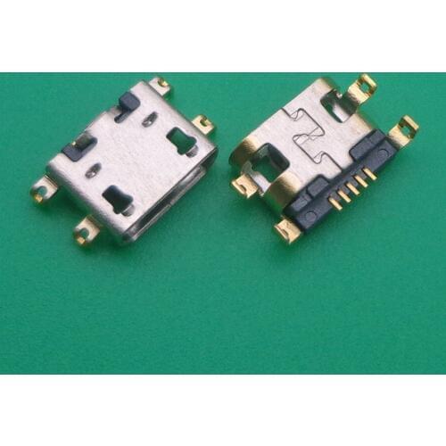 10pcs Micro USB connector charge jack For HUAWEI Y511-T00 Y511-U00 For Alcatel One Touch Idol Dual OT6040 6040D/E