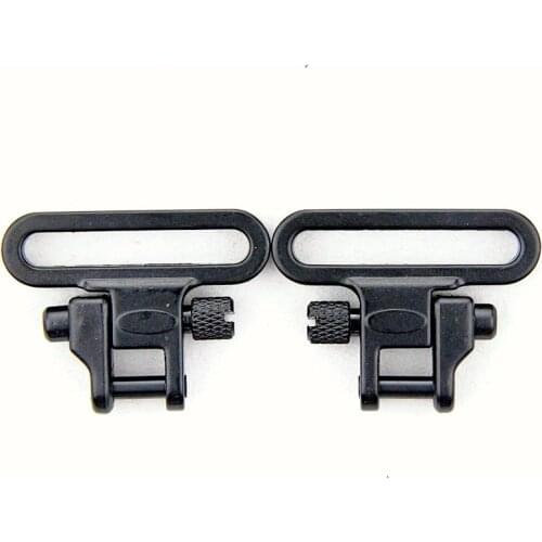 2pcs Rifle Gun Accessories Sling Swivels Quick Detach Heavy Duty (1 1/4" )
