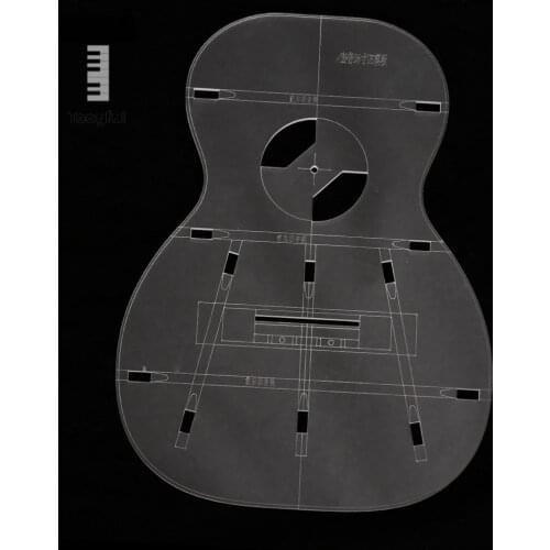 26inch Ukulele Uke Body Template DIY for Guitar Luthier Builder Tool