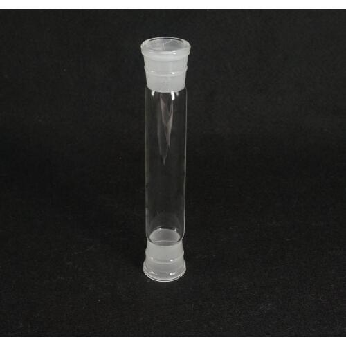 29/32 Both Ground Joint Glass Straight Connecting Adapter Tube Lab Glassware