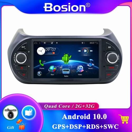 2 Din Car Radio GPS Navi For Fiat Fiorino/Qubo/Citroen Nemo/For Peugeot Bipper Android 10.0 Bluetooth Wifi DAB OBD Map