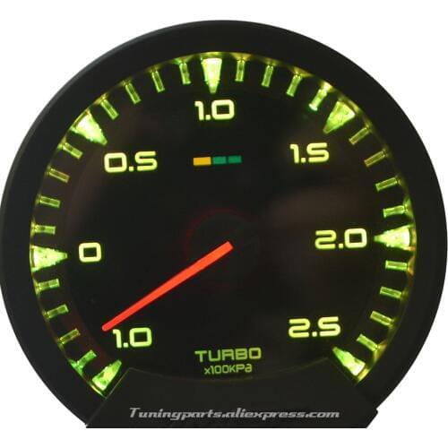 7 lights Auto Gauge Universal Water Temp Oil Temp Oil Press Turbo/Boost Car Meter