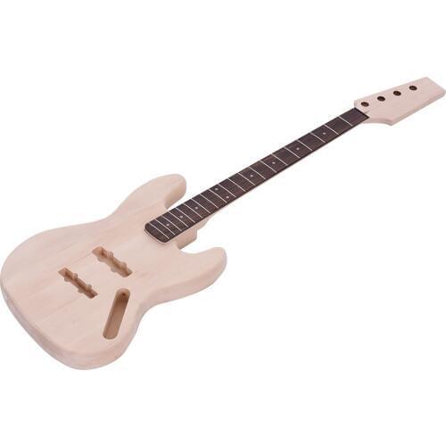 Bass Style 4-String Electric Bass Solid Basswood Body Maple Neck Rosewood Fingerboard DIY Kit Set Top Class Material