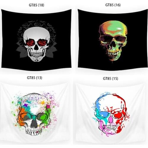 SnSkull pattern large beach towels india Room decor room decoration aesthetic room decor boho decor wall decor room decor home