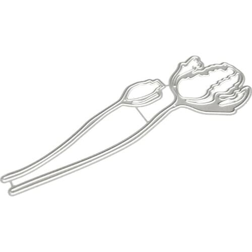 Flower Metal Cutting Dies Stencil DIY Scrapbooking Album Stamp Paper Card Embossing Craft Decor