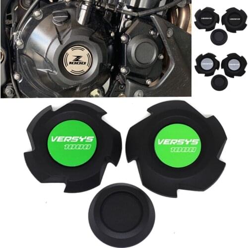 For Kawasaki Versys1000 Versys1000SE Versys1000LT LOGO Motorbike Engine Stator Cover Engine Protective Cover Guard Protectors