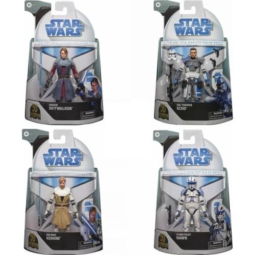 Hasbro Original Star Wars 50th Anniversary Black Series 6-Inch Action Figure Model Doll Decoration Collection Toy Birthday Gift