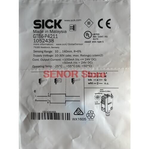 Photoelectric switch GTB6-P4211, GTB6-P4212 GTB6-N4211 GTB6-N4212