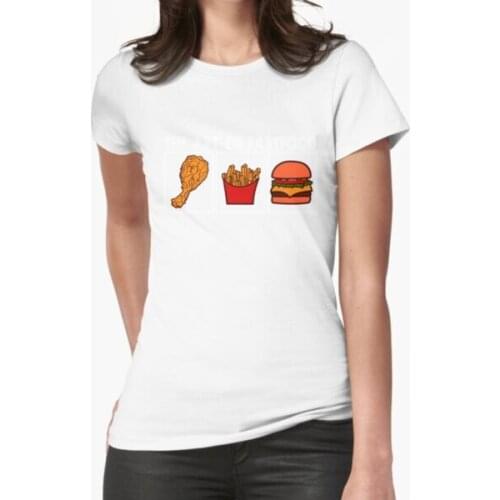 The Art Of Fast Food T-Shirt Print Top