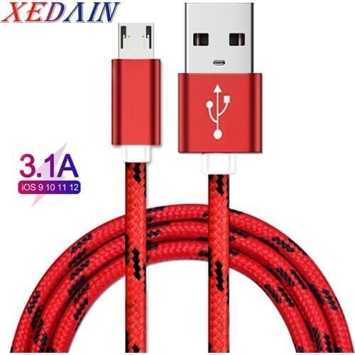 Micro Type C USB Cable-For Samsung Galaxy S7 S6 Fast Charging Mobile Phone Charger Cord for Huawei Xiaomi Tablet USB Cable Wire
