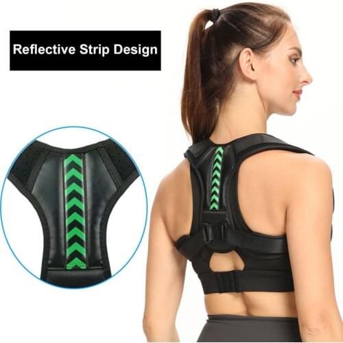 S/M/L/XL Professional Unisex Back Prevention Hump Adjustable Postural Correction Breathable Straightening Belt