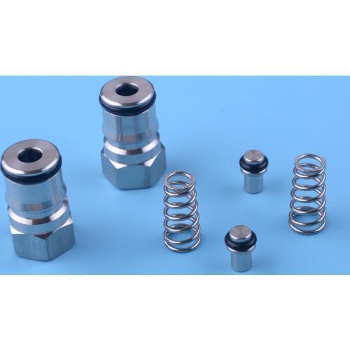 LETAOSK New Stainless Steel Ball Lock Post Poppet Gas Liquid 19/32'' 18 Dip Tube Fit for Cornelius kegs