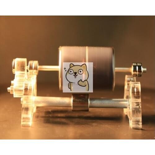 Six-sided solar magnetic suspension solar motor Creative magnetic suspension decoration Scientific gifts