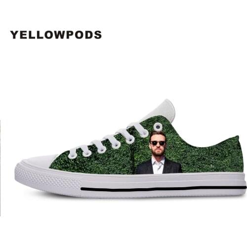 Mens Casual Shoes Hot Sale Rock Music Justin Timberlake Men Breathable Canvas Walking Man Shoes Chaussure Homme Factory Sales
