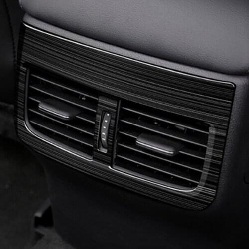 Car Interior trim sticker,Rear outlet trim for mazda 3 AT 2019 2020,stainless steel,1pc