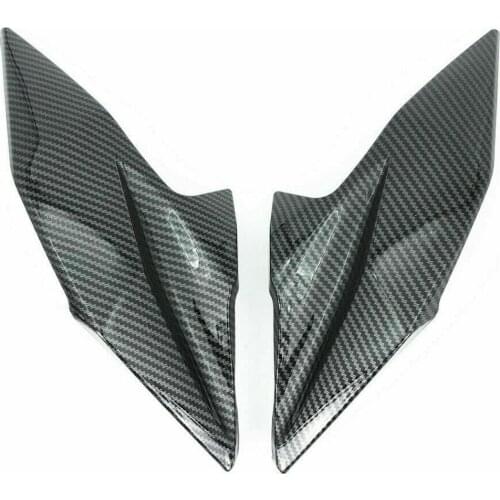 Carbon Fiber Pattern Side Nose Headlight Cover Trim Fairing for KAWASAKI Z800 2013-2016