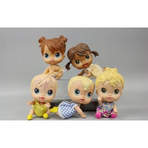 Original Wholesale Price 16cm -17cm Cute Baby Doll Girl Birthday Gift Lovely Doll 1pc Free Shipping