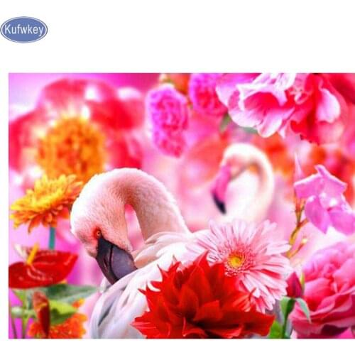 Full Diamond Embroidery flower swan,5D Diamond Painting 3d pictures image Cross Stitch 3D Diamond Mosaic Needlework Bedroom art