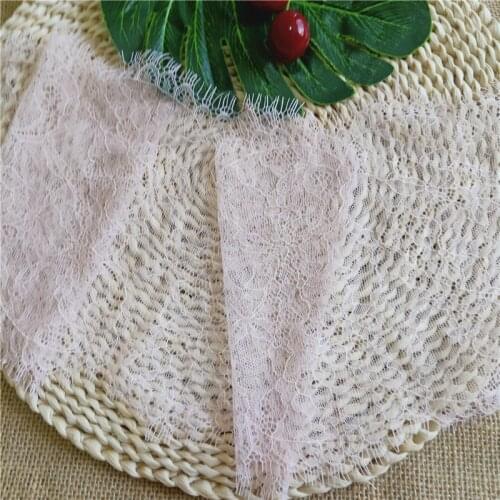 18.5cm new sexy soft lace eyelashes can be used for underwear accessories handcraft DIY X1022