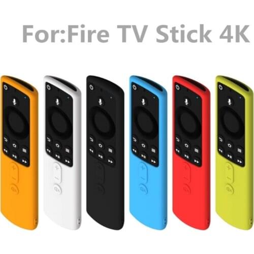 Silicone Soft Shockproof Case For Amazon Fire TV Stick Voice Remote Controller