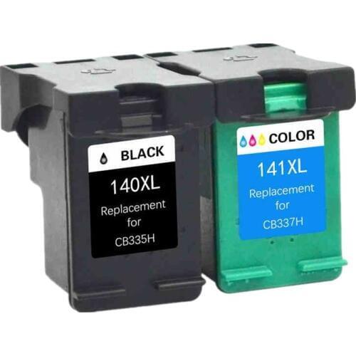 2PK Compatible 140XL 141XL Ink Cartridge for HP 140 141 for Deskjet C4583 C4283 C4483 C5283 D5363