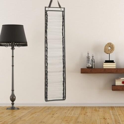 Vinyl Roll Holder Vinyl Roll Storage Rack Wall Mount/over The Door 24 Compartments Vinyl Roll Organizer Transparent Vinyl Holder