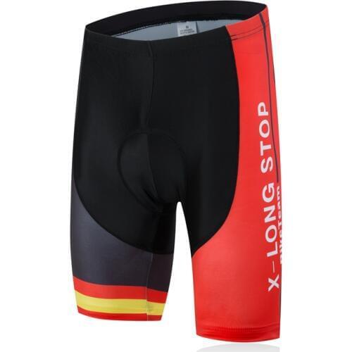 X-LONG red Mens Cycling Shorts Bike 3D Padded Coolmax Gel Shorts mtb Riding Bicycle Team Outdoor Cycling Clothing underwear
