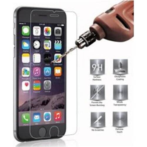 2.5D 9H Tempered Glass For iPhone 7 Plus 6 6S 5S 5 S SE 5C 4S 4 For iPod Touch 4 5 6 Screen Protector Toughened Protective Film