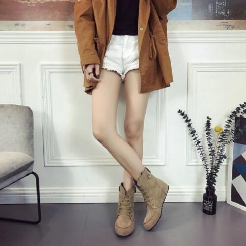 Women Thicken Warm Winter Boots Snow Boots Thicken Non-slip Zip Girls Leather Shoes For College Students