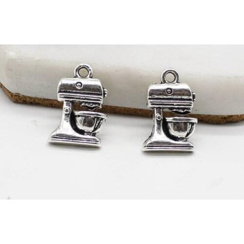 10pcs charm DIY jewelry accessories mixer alloy pendant vintage coffee machine alloy pendants wholesale