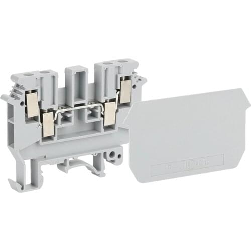 D-UDK4 for UDK-4 Terminal Block Accessories End Cover Plate Din Rail Terminal Blocks 10pcs