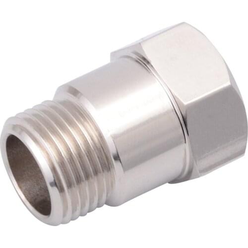 32mm Nickel Plated M18 x 1.5 Bung Adapter Lambda O2 Oxygen Sensor Isolator Extender Spacer Joints Converter Car Accessories