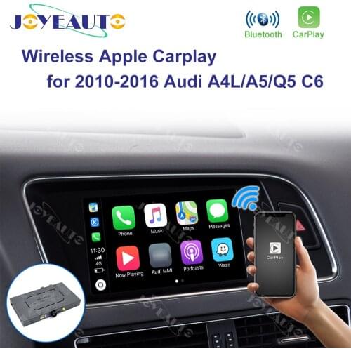 JoyeAuto For Audi A4L A5 A5 C6 MMI 2010 - 2016 Wireless Apple Carplay Android Auto Mirroring iOS Car Play Video Multimedia Box
