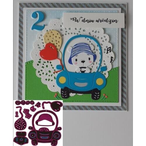 Automobile Metal Cutting Dies for DIY Scrapbooking Album Paper Cards Decorative Crafts Embossing Die Cuts