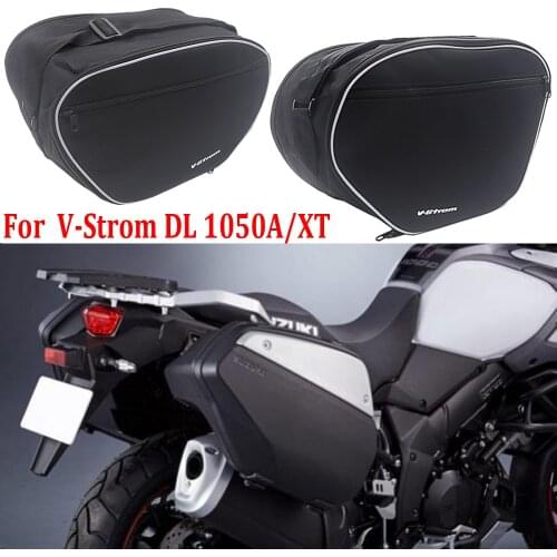 Motorcycle Side Luggage Bag Saddle Liner Bag Trunk Inner Bags For SUZUKI V-Strom DL 1000 650 1050A / XT DL1000 DL650 DL1050 A/XT