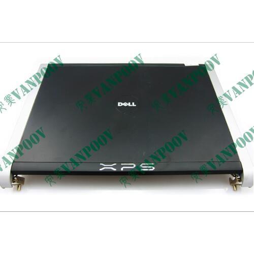 Black Laptop cover: Rear LCD top cover Lid for Dell XPS M1330 13.3" Laptop Notebook LCD Back Plastic Assembly w/ Hinges 0GX172