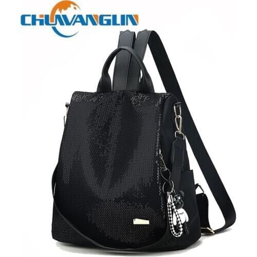 Женские рюкзаки с блестками CHUWANGLIN China At AliExpress